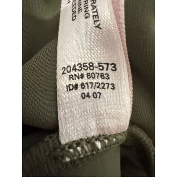 Y2K Victoria Secret Women's Green Pleated Swim Skirt sz XL Beachy Vacation Cyber - Picture 4 of 4